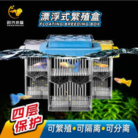Aquarium Fish Breeding Isolation Box for Guppy Fry and Small Fish