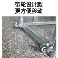 Industrial Wide-Step Ladder for Home, Outdoor, and Factory Use