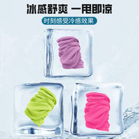 Cooling Wrist Sweatband for Sports, Running, Tennis, Badminton - Thin, Absorbent & Icy Feel
