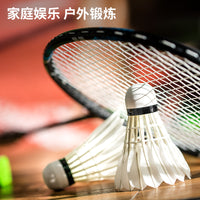 Deli Angnet F2200 Luminous Badminton Shuttlecocks White Glow-in-the-Dark for Competition Training