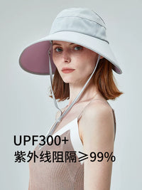 UVBANANA Women's Summer UV Protection Sun Visor Hat with Wide Brim for Outdoor Travel