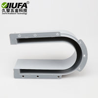 Sink Drain Pipe Cover Plate for Cabinet Openings, U-Shaped Decorative Trim for Bathroom Vanity