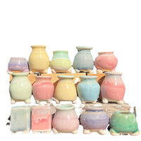 Mini Ceramic Succulent Planter Pot with Glazed Finish