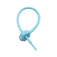 20cm Silicone Flower Star Cable Ties for Dolls, Lanyards, Apparel, Bags, and Felt Ornaments