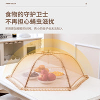 Foldable Mesh Food Cover Tent for Outdoor and Indoor Dining, Reusable Pop-Up Screen Food Protector
