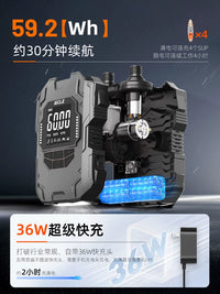 Portable Electric Air Pump for Inflatables, Air Mattress, Paddle Board, and Camping Beds