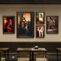 Vintage Shanghai Cheongsam Lady Wall Art for Bars & Restaurants