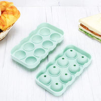 8-Cavity Silicone Ice Ball Mold for DIY Cocktails and Home Bar