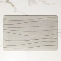 Diatomaceous Earth Bath Mat Quick Dry Non-Slip Absorbent Bathroom Floor Mat