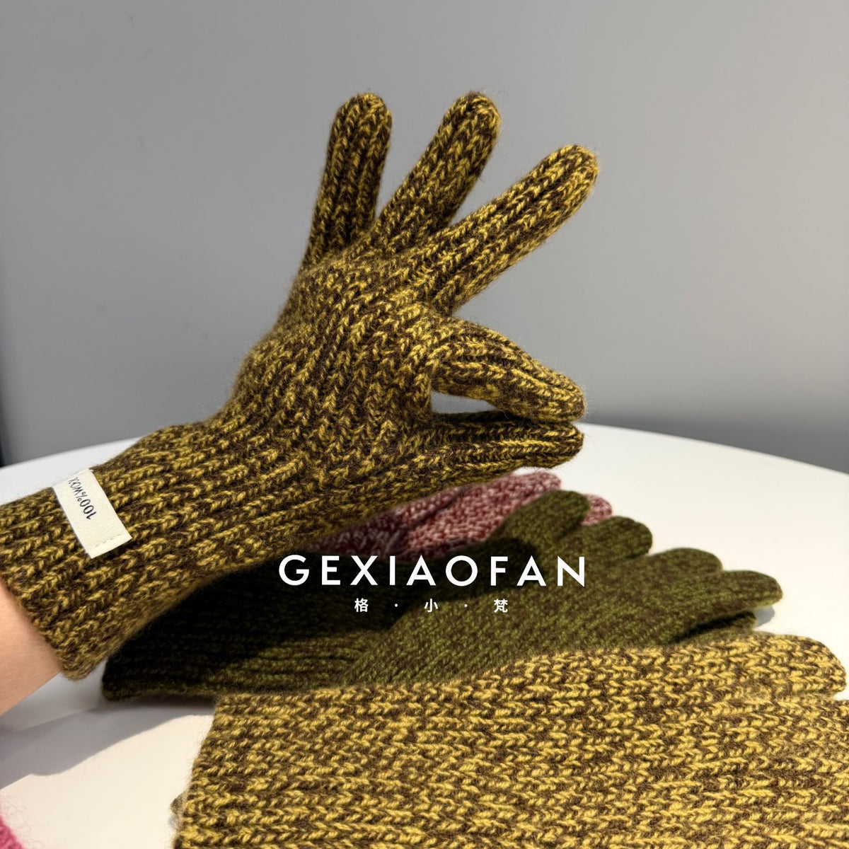 Women's Australian 100% Wool Blend Fingerless Touchscreen Gloves