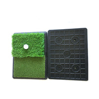 Golf Hitting Mat Dual-Color Swing Practice Pad with Trajectory Display