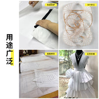 Translucent Tracing Paper for Garment Pattern Making and Design, 45gsm