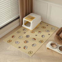 Cat Litter Mat PVC Loop Anti-Slip Pet Mat for Litter Trapping and Home Entrance