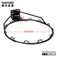 Adult Outdoor Wall-Mounted Basketball Hoop with 45cm Inner Diameter