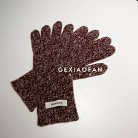 Women's Australian 100% Wool Blend Fingerless Touchscreen Gloves