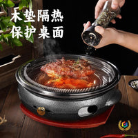 Korean Cast Iron Charcoal Grill Smokeless BBQ Stove for Home and Commercial Outdoor Use