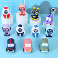 Cartoon Astronaut Car Manual Pencil Sharpener for Kids
