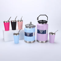 Large Capacity 304 Stainless Steel Insulated Water Bottle with Handle for Outdoor Camping