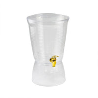 Self-Serve Beverage Dispenser with Ice Bucket for Parties & Bars