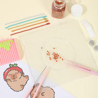 DIY Capybara Bearing Hot Stamping Fuse Bead Kit for Kids - Creative Educational Puzzle Toy
