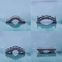 Miniature Retro Artificial Bridge for Micro Landscape Garden Bonsai Decor