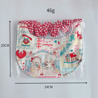 Adjustable Cartoon Pet Bandana Bib for Medium to Large Dogs, Thick Drool Scarf