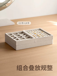Velvet Jewelry Tray Organizer for Drawers - Ring, Earring, Necklace Storage