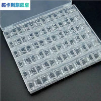 Sewing Machine Bobbin Organizer Box with 36 Pre-wound Bobbins and Thread