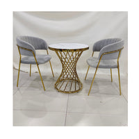 Minimalist Luxury Dining Chair and Table Set for Home, Restaurant, or Salon