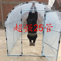 Household Greenhouse Frame Balcony Flower Shed Insulation Succulent Flower Rainproof Potted Plant Warm Room Garden Insect-proof Rain Shelter