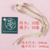 Floral Decoration Card Gift Box Message Card Handwritten Greeting Card Decorative Tag Wholesale