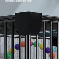 Large Reinforced Bird Cage for Parrots Cockatiels Peonies with Breeding Box Assembly Pieces