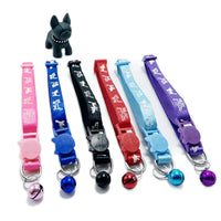 Glow-in-the-Dark Pet Collar with Bell & Safety Buckle for Cats & Small Dogs, Anti-Choke Design
