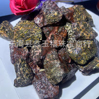 Leopard Skin Jasper Raw Crystal Stones for Home Decor and Landscaping