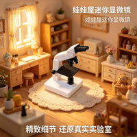 Dollhouse Miniature Microscope Model Toy
