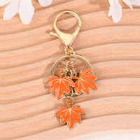 Maple Leaf Keychain Pendant for Bags and Cars, Thanksgiving Gift