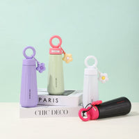 New 304 Stainless Steel Insulated Petal Water Bottle for Women, Portable Outdoor Sports Drinkware