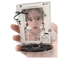 Acrylic Photo Card Holder Stand for 3-inch Kpop Photocards