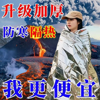 Emergency Thermal Mylar Blanket for Outdoor Survival, Camping, Hiking, First Aid, and Disaster Preparedness