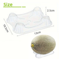 Watermelon Support Cradles for Fruit and Vegetable Growth, Transparent Plastic Trays Prevent Rot