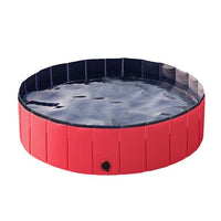 Foldable Pet Swimming Pool and Bath Tub for Dogs and Cats, Portable Outdoor Play Pool
