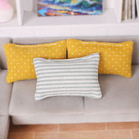 Miniature Dollhouse Decorative Pillow Model for DIY Scenes