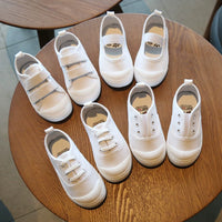 Kids' Canvas Shoes for Boys and Girls, Breathable Mesh, Non-Slip Sole, for Kindergarten and Indoor Play