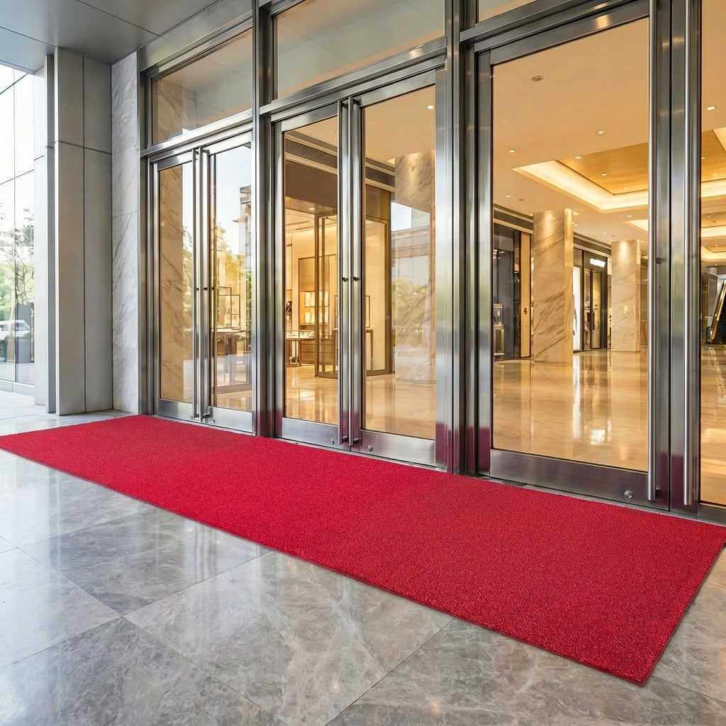 Commercial Entrance Dust Control Mat Customizable PVC Coil Floor Mat Non-Slip Welcome Carpet