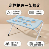 Pet Grooming Hammock for Cats and Small Dogs, Anti-Scratch and Bite Restraint for Bathing and Nail Trimming