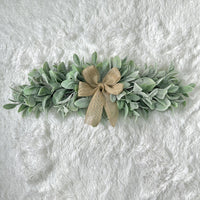 Rabbit Ear Wreath for Door Decor, Farmhouse Wedding Home Wall Hanging Floral Decoration