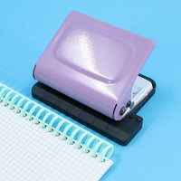 10-Hole Loose-Leaf Paper Punch for Students and Office, Portable Manual Puncher for Notebooks and Journals