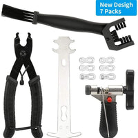 Bicycle Chain Repair Tool Kit with Caliper, Breaker, and Master Link Pliers for Mountain Bikes