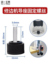 Woodworking Trimmer Base Cover Router Guide Straight Guide Plate Protective Shell for Electric Trimmer Machine