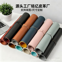 Dual-Sided PVC Leather Desk Mat Mouse Pad for Laptop Keyboard and Writing